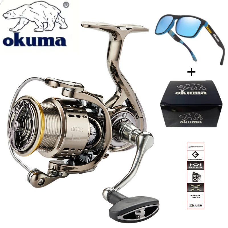 Kastking Reel Zephyr - Originele OKUMA Alle Metalen Visserij-reel 20Kg