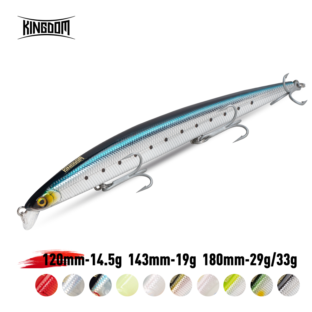 Fishing Lure Jerkbait - Koninkrijk Lange Casting Vissen Lokken 14.5g