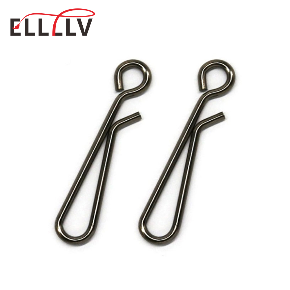 Fishing Lure Accessories - 100 stuks zoutwaterhengelsport roestvrijstalen open oog