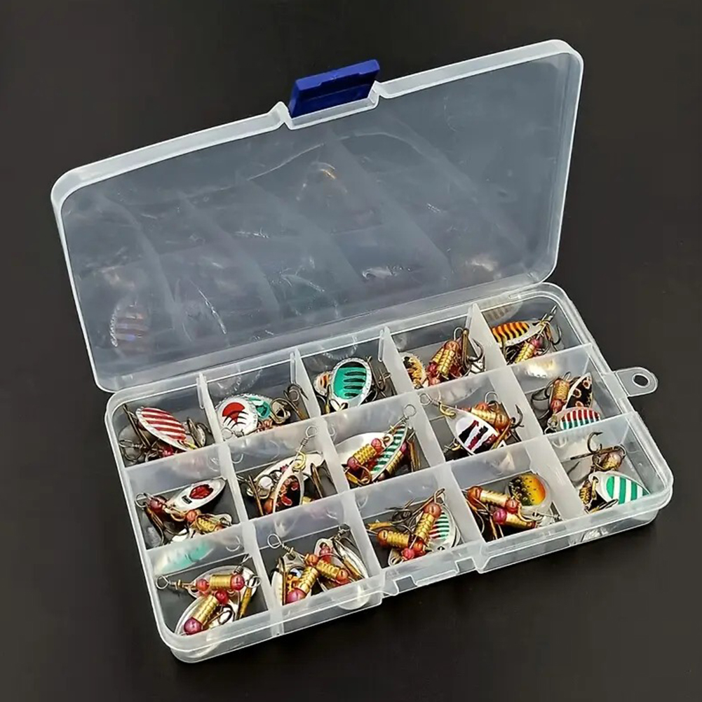 Fishing Lure Spinnerbait - 30 stuks metalen lepelspinners, vislokmiddel met