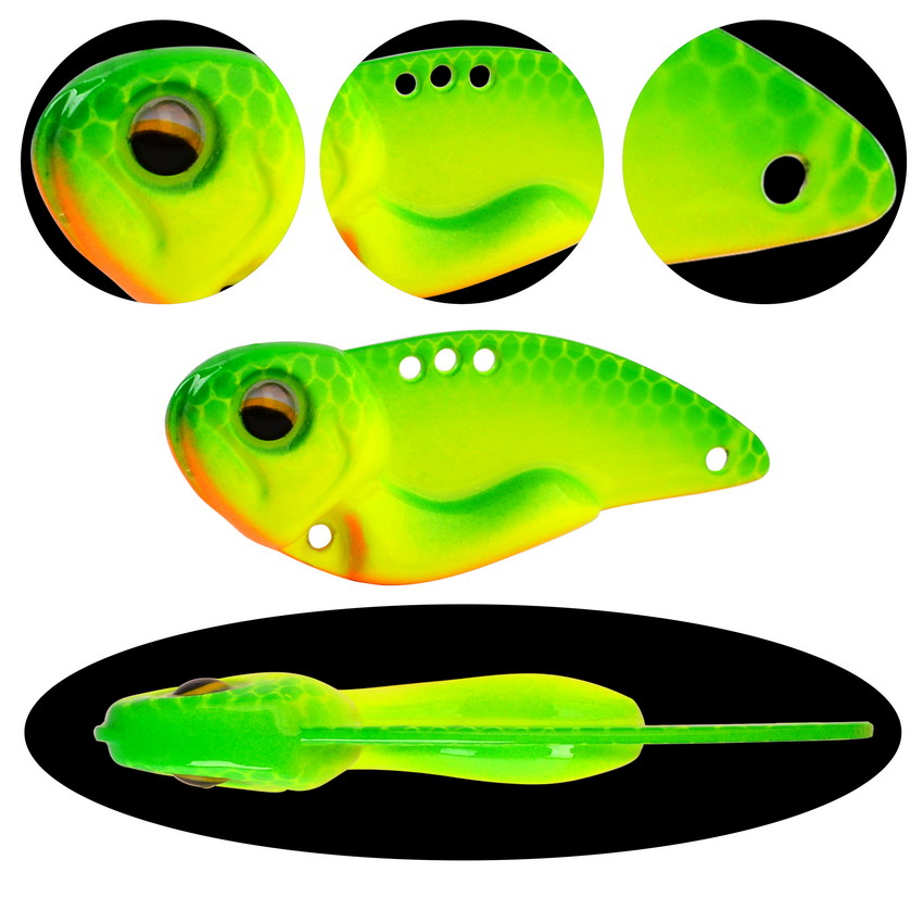 6 stks Metalen VIB Vissen Lokt - Fishing Lure Spoon recensie en prijs