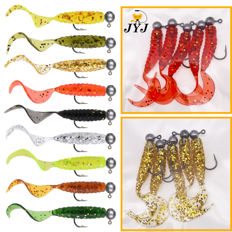 Jyj 5 Stks/zak 1G Jig Haak Met - Fishing Lure Soft Plastic recensie en prijs