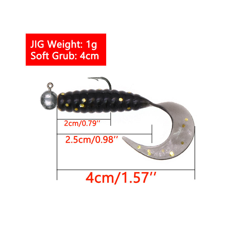 Jyj 5 Stks/zak 1G Jig Haak Met - Fishing Lure Soft Plastic recensie en prijs