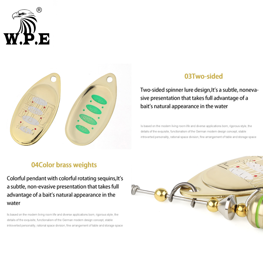 W.p.e Komodo Spinner Lokken 2  - Fishing Lure Spinnerbait recensie en prijs