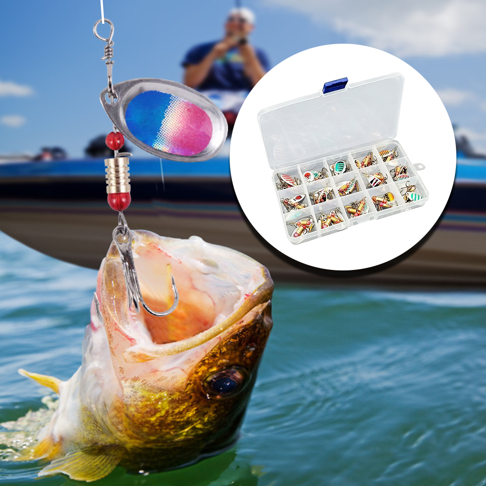 30 stuks metalen lepelspinners - Fishing Lure Spinnerbait recensie en prijs